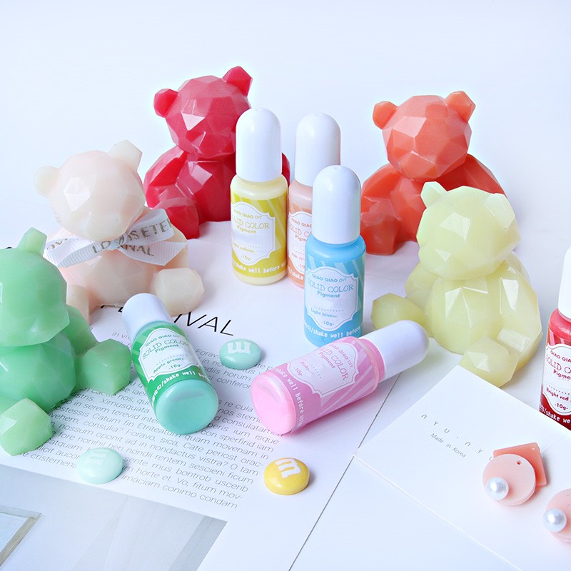 Resin Pigment Set - สีผสมเรซิ่นอีพ็อกซี่แบบน้ำ 18 สีสดใส ขายส่ง สีเข้มข้นสำหรับงานเรซิ่น เหมาะสำหรับงานศิลปะ