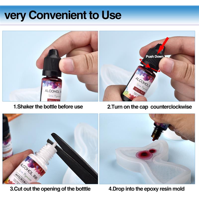 24สี/ชุด10Ml Resin Pigment Art - Resin Pigment Set บทวิจารณ์และราคา