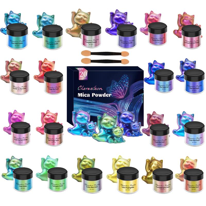 ชุดสีเรซิน10/20สีสำหรับเปลี่ยน - Resin Pigment Set บทวิจารณ์และราคา