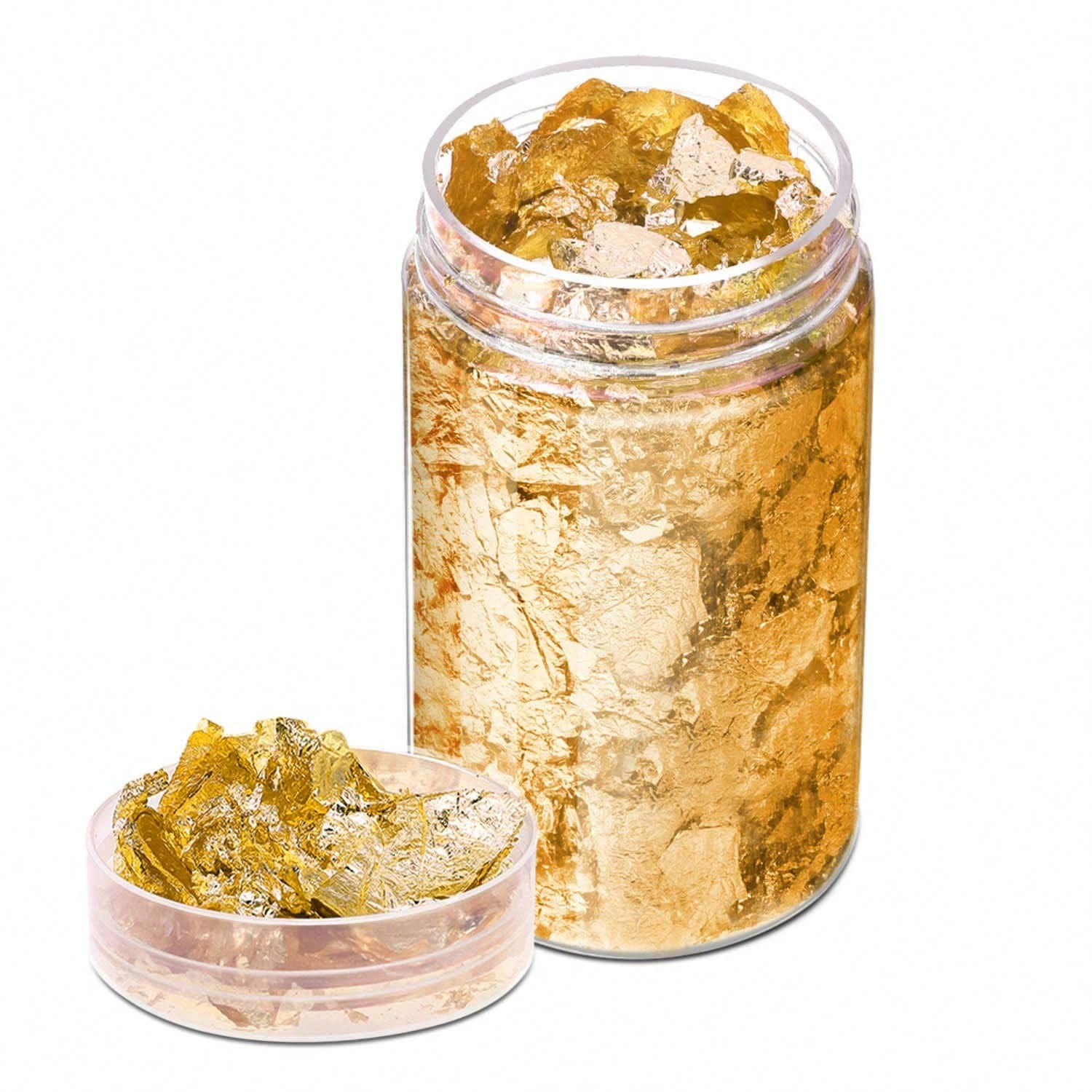 แผ่นทองคำเปลว สำหรับตกแต่งเค้ก - Gold Foil Flakes บทวิจารณ์และราคา
