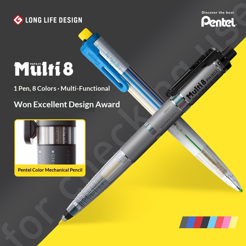 เพนเทล มัลติ 8 อิน 1 คัลเลอร์  - Staedtler Pencil Lumocolor บทวิจารณ์และราคา