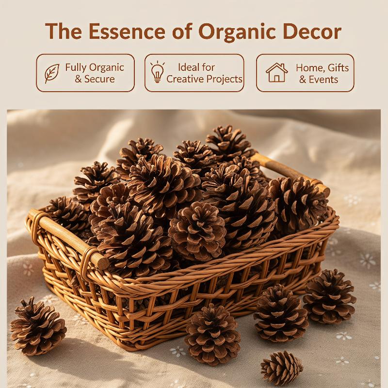 โคนสนแห้งธรรมชาติ 5/10/20 ชิ้น - Dried Flower Bulk บทวิจารณ์และราคา