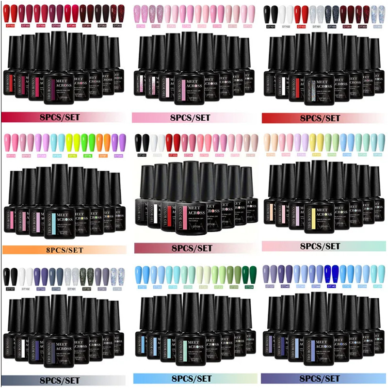 ชุดเจลทาเล็บ 8 ชิ้น ปราศจากสาร - Resin Glitter Pack บทวิจารณ์และราคา