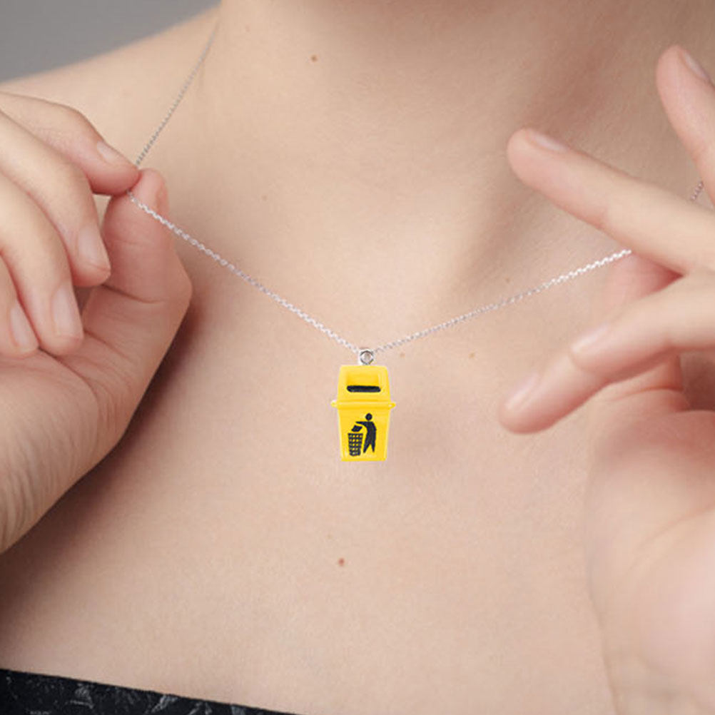จี้รูปถังขยะเรซินเรียบ 10 ชิ้น - Resin Crafts Diy บทวิจารณ์และราคา
